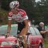 Frank Schleck trains on the roads of the Tour de France'